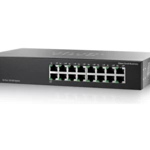 Cisco SF110-16 Port 10/100 Desktop Unmanaged Switch