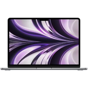 Apple MacBook Air MLXX3 Laptop with M2 Chip 2022 – 13.6-inch Liquid Retina Display, 8GB RAM, 512GB SSD Storage, Backlit Keyboard, 1080p FaceTime HD Camera – Space Gray (MLXX3)