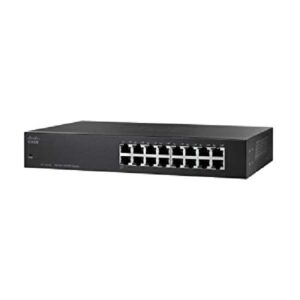 CISCO SF110D-16HP 16-Port 10/100 PoE Desktop Switch Limited Lifetime Protection