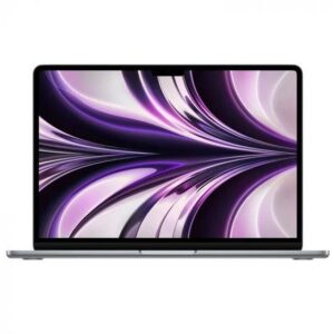 Apple MacBook Air MLXW3 Apple M2 Chip 8-Core CPU 8-Core GPU 08GB 256GB SSD 13.6″ Liquid Retina IPS Display With True Tone Backlit Magic Keyboard Touch ID & Force Touch Trackpad (English keyboard, Space Gray, 2022)