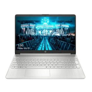 HP 15s FQ5886TU – Alder Lake – 12th Gen Core i5 Processor 08GB RAM 512GB SSD Intel Iris Xe Graphics 15.6″ Full HD 1080p MicroEdge 250nits Display TPM W11 (Silver)